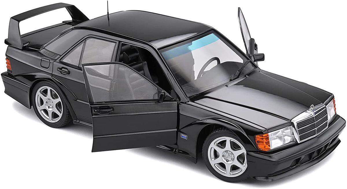 Simba Solido Mercedes Benz 190E Evo 2, schwarz, 1:18