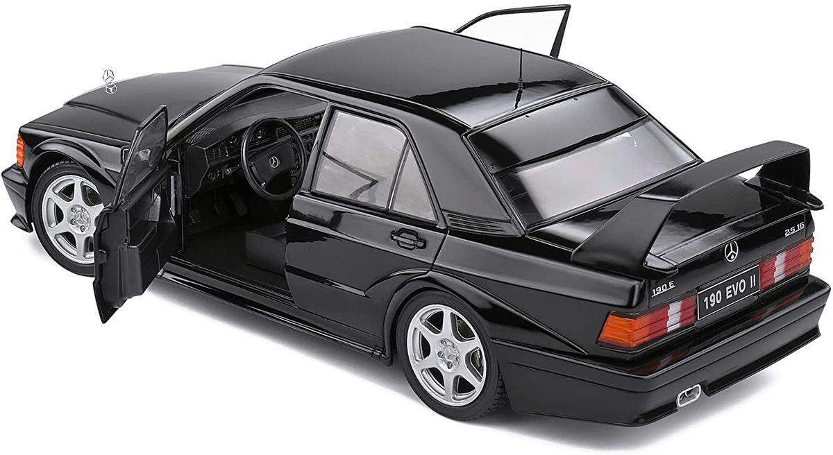 Simba Solido Mercedes Benz 190E Evo 2, schwarz, 1:18