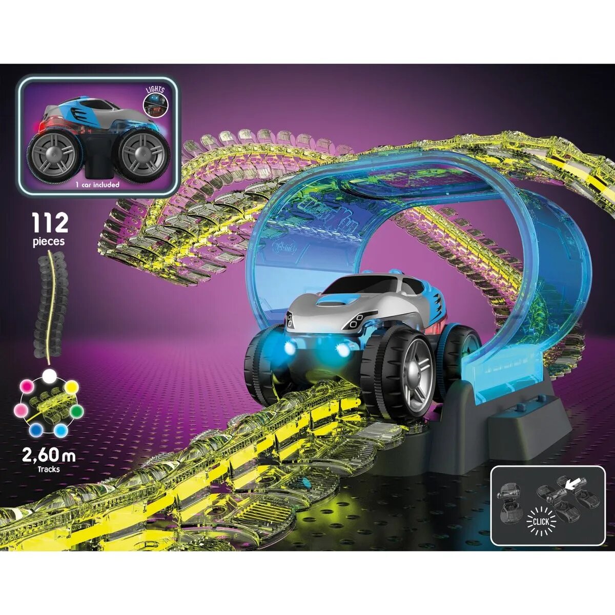 Smoby FleXtreme Neon Rennbahn-Set