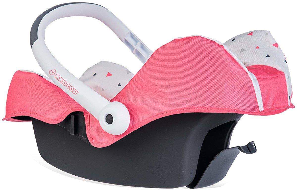 Smoby Maxi Cosi Autositz für Puppen bis 42 cm, Rosa