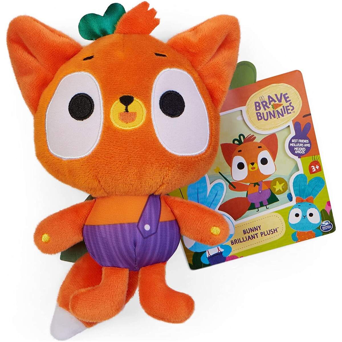 Spin Master Brave Bunnies Plüschtier 14 - 19 cm, 1 Stück, 4-fach sortiert