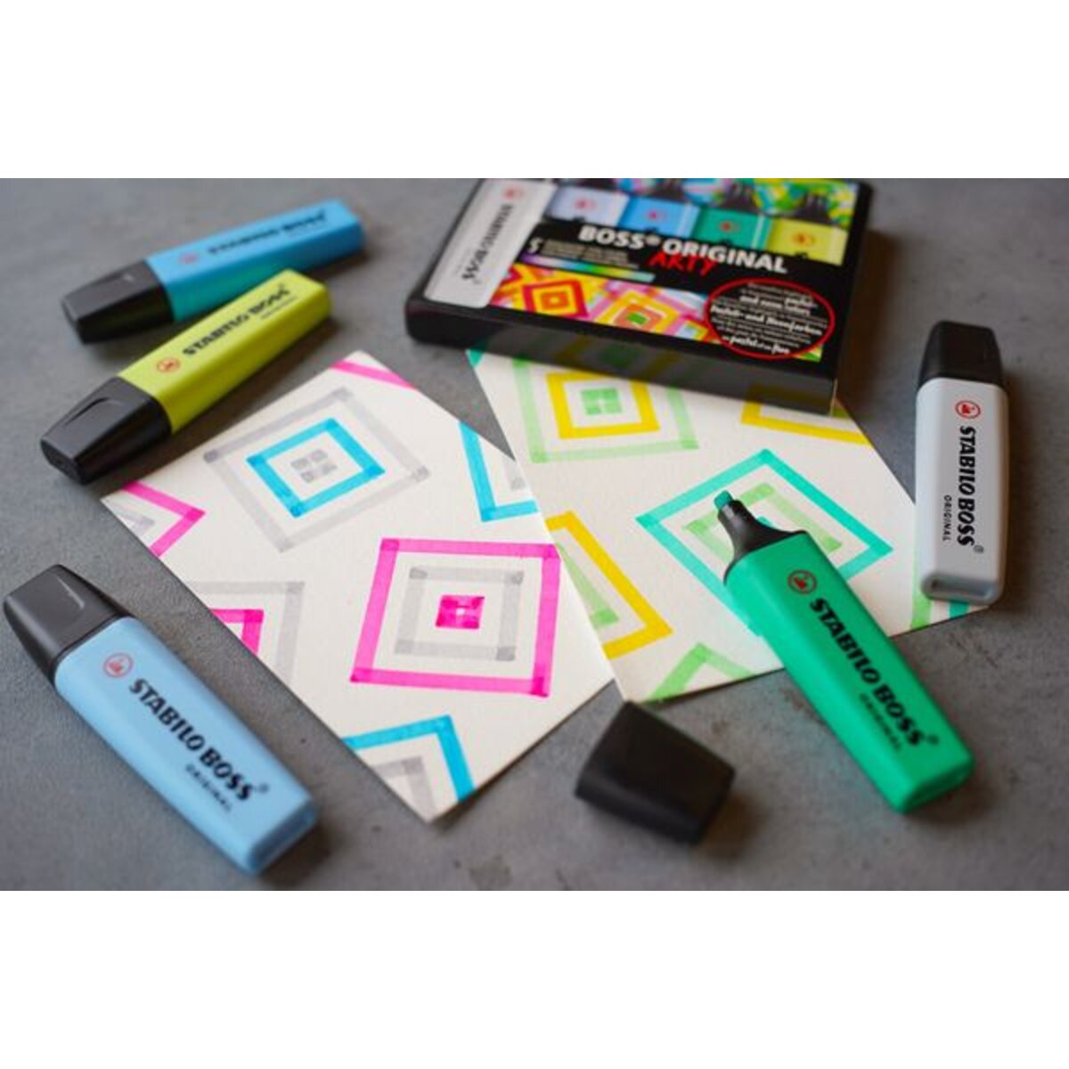 STABILO® Textmarker BOSS ORIGINAL ARTY Tischset 23er