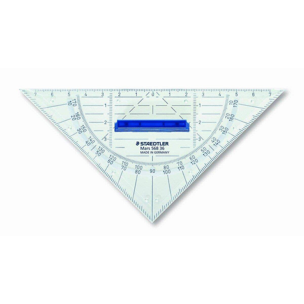 STAEDTLER® 568 36 Mars Geometriedreieck, 16cm, Plexiglas, glasklar