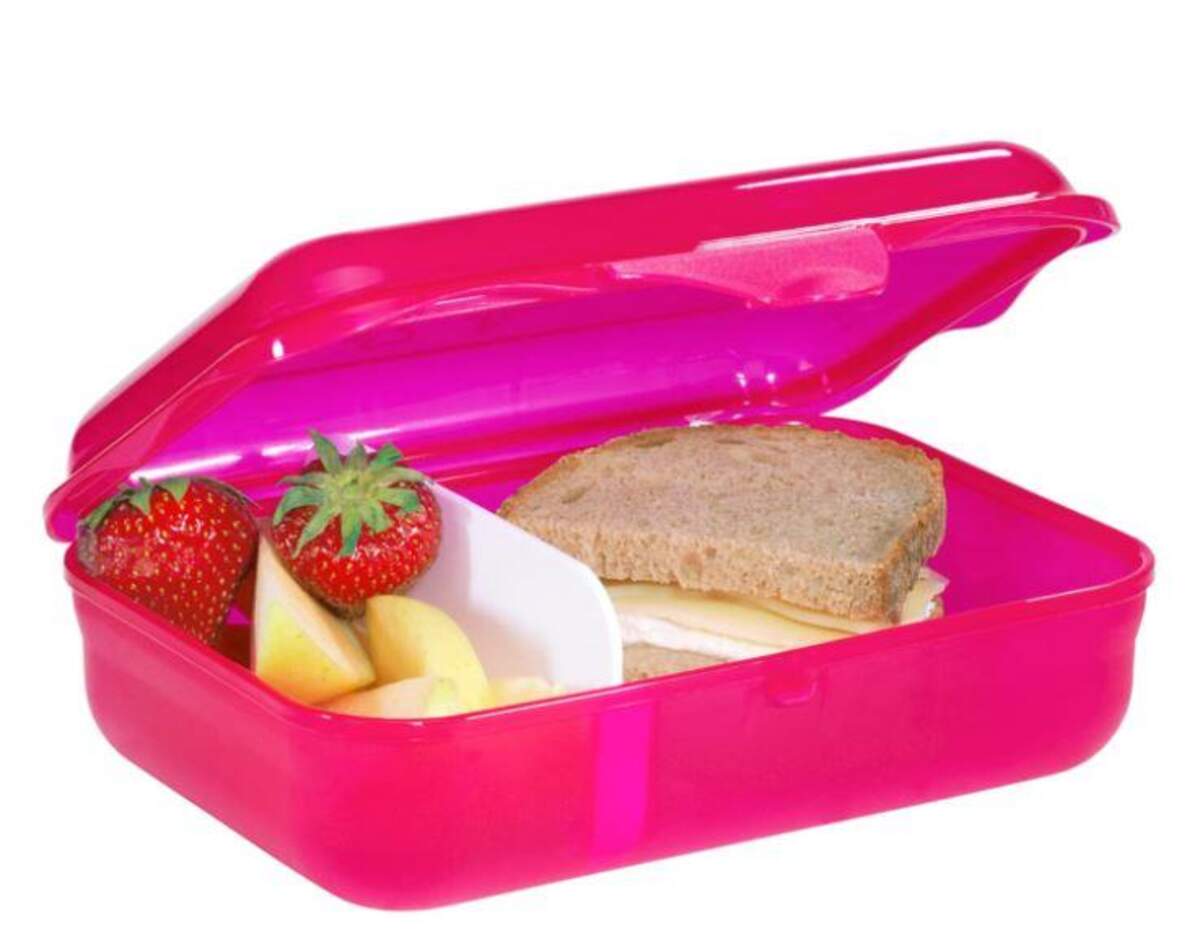 Step by Step Lunchbox mit Trennwand, Glamour Star, Rosa