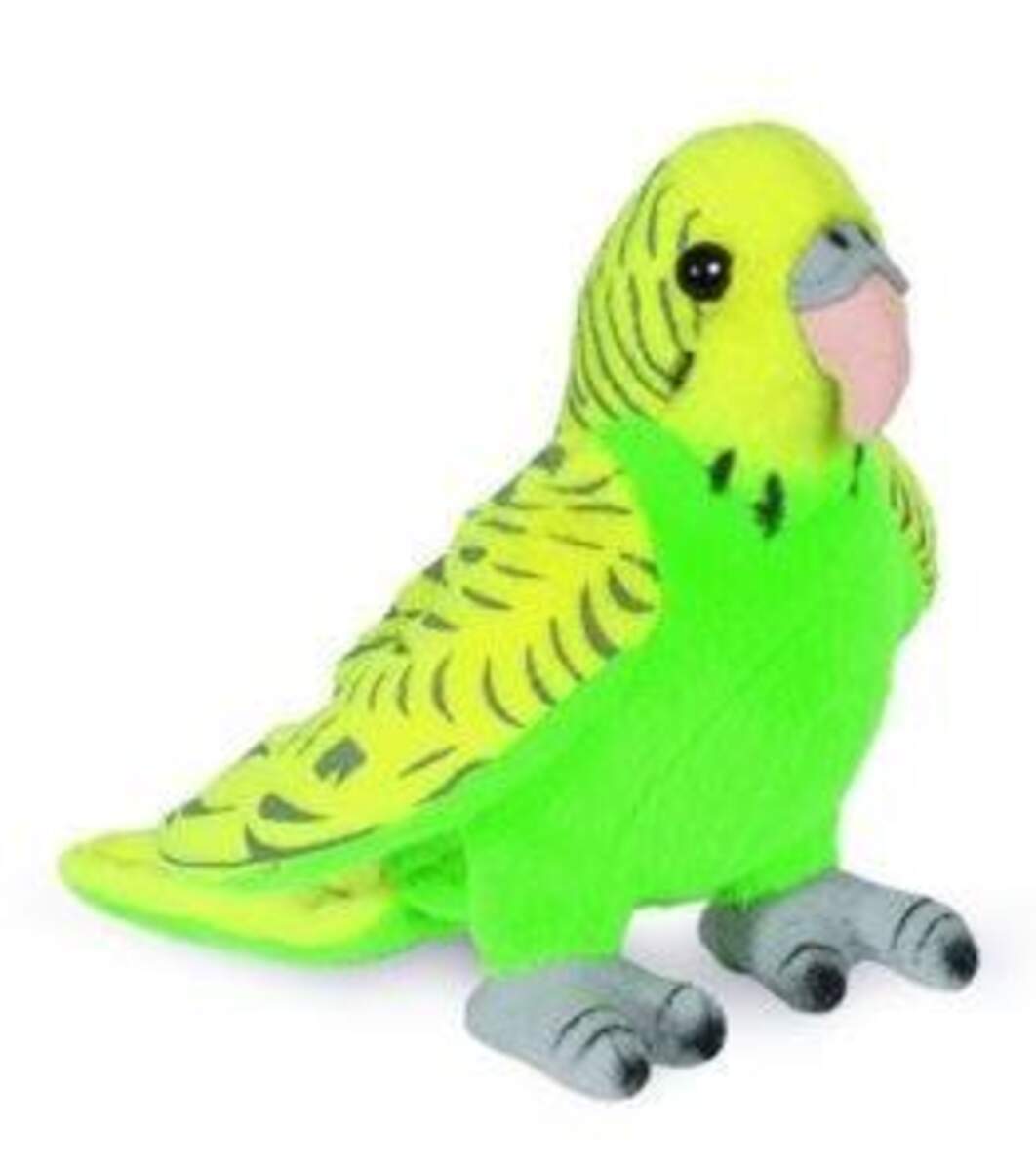 Teddy Herrmann Wellensittich grün 13 cm