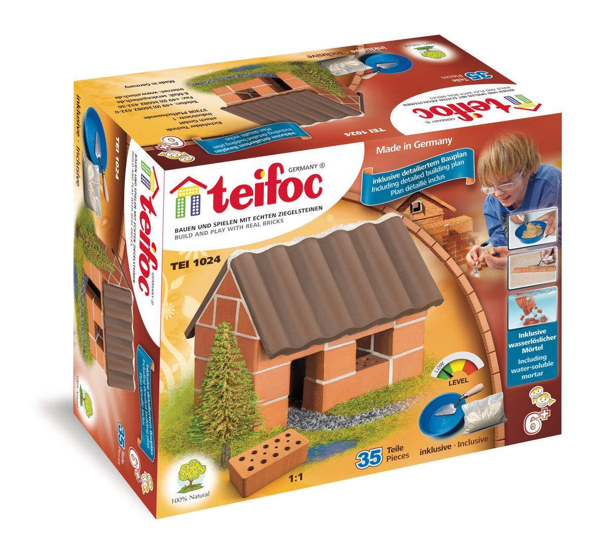 teifoc Steinbaukasten Kleines Einfamilienhaus