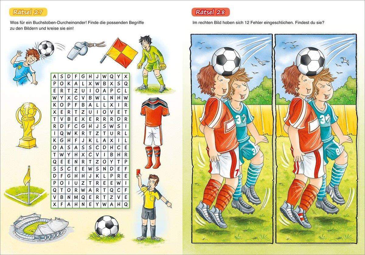 Tessloff Bunter Rätselspaß Fußball