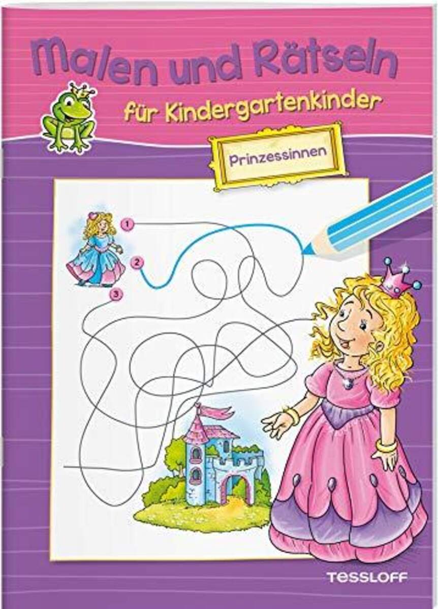 Tessloff Malen und Rätseln Kindergartenkinder - Prinzessinnen