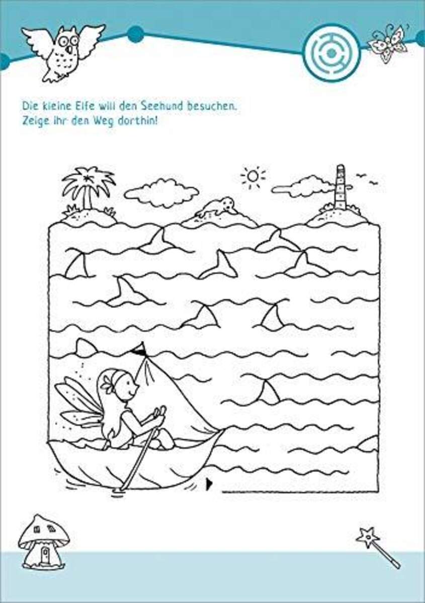 Tessloff Mein dicker Punkt zu Punkt Rätselblock mit der kleinen Elfe. Von 1 bis 30