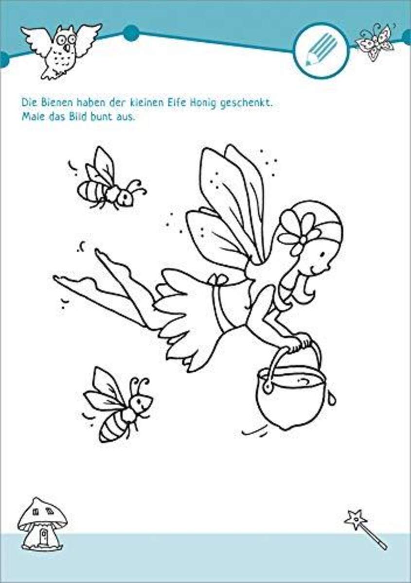 Tessloff Mein dicker Punkt zu Punkt Rätselblock mit der kleinen Elfe. Von 1 bis 30