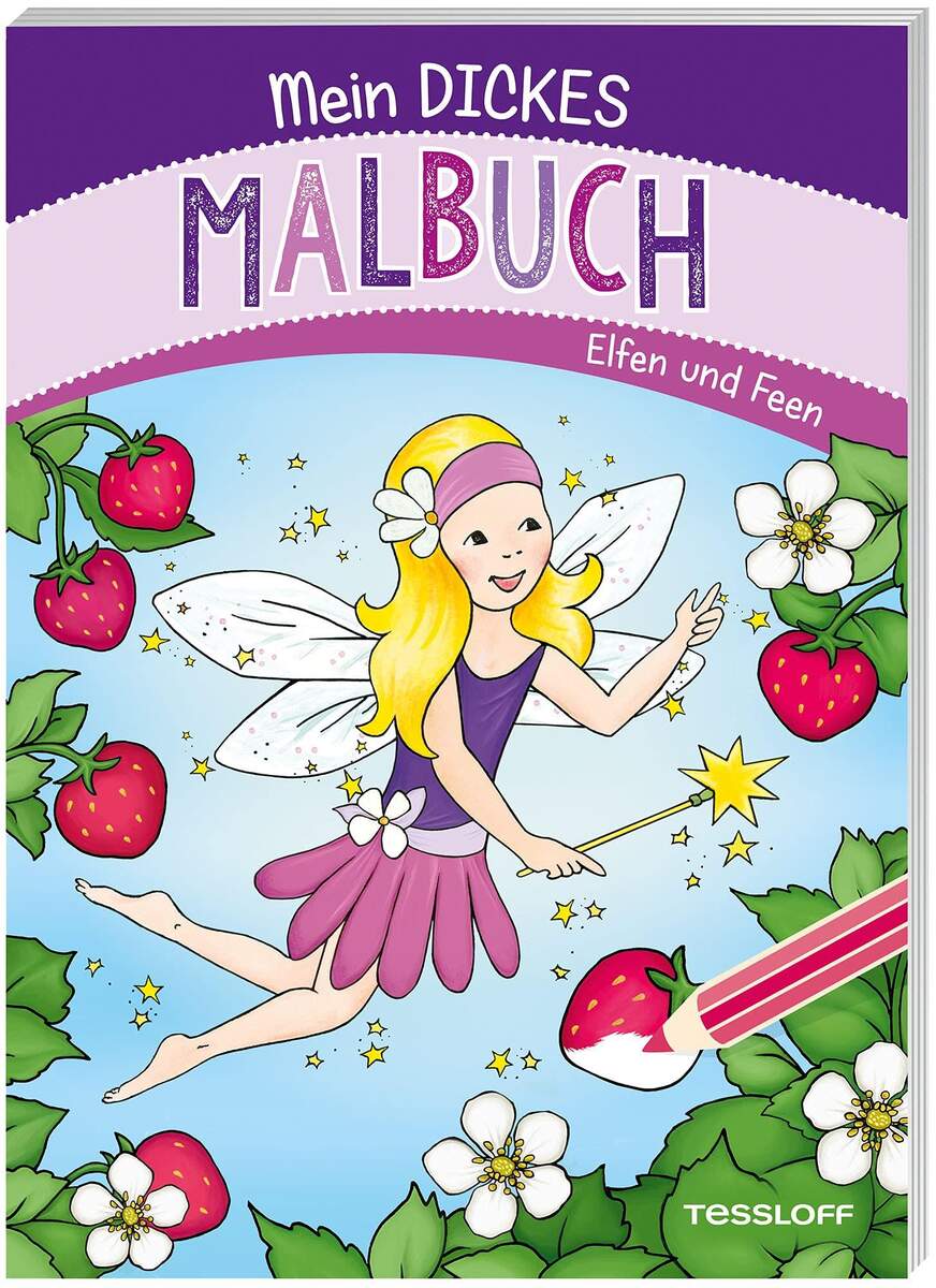Tessloff Mein dickes Malbuch. Elfen und Feen
