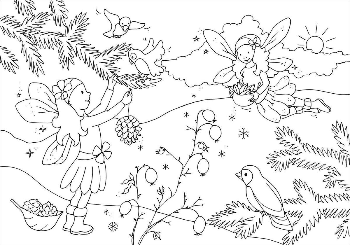 Tessloff Mein dickes Malbuch. Elfen und Feen