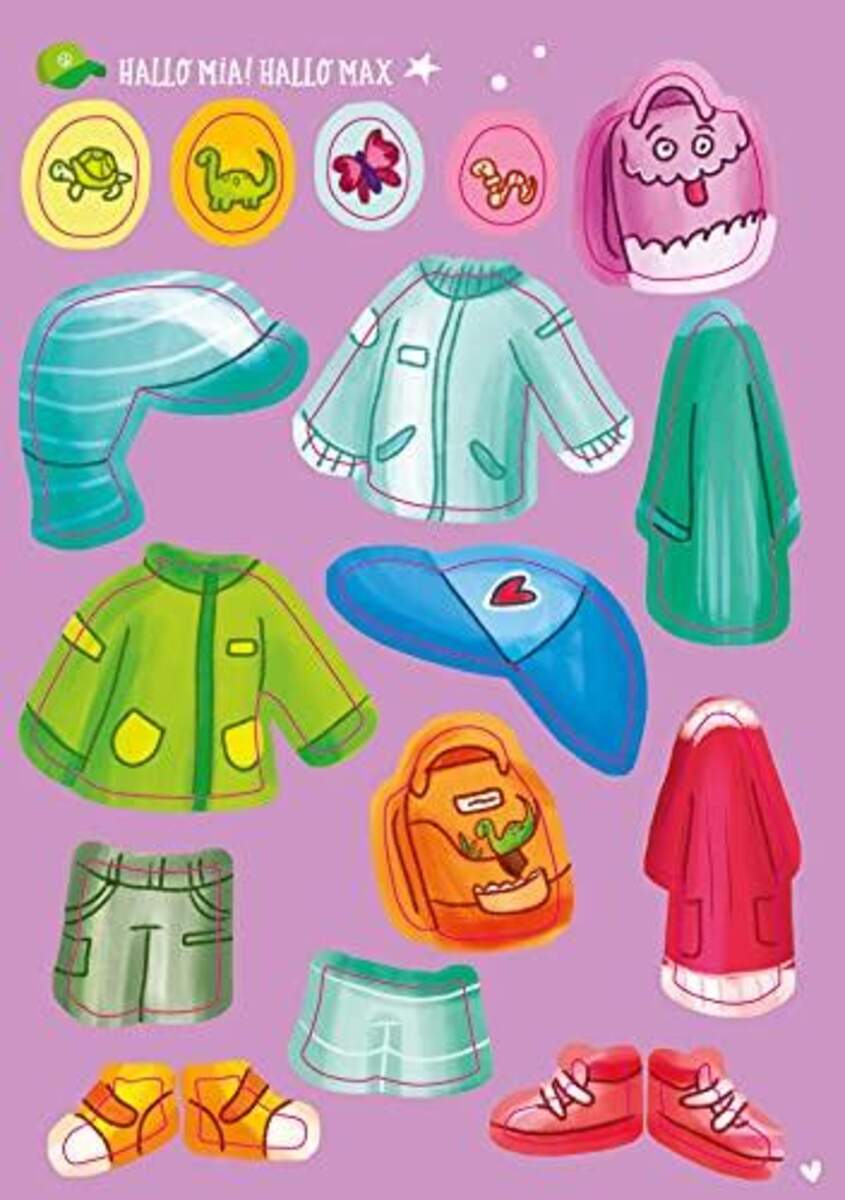 Tessloff Mein kleines Sticker-Anziehbuch. Im Kindergarten