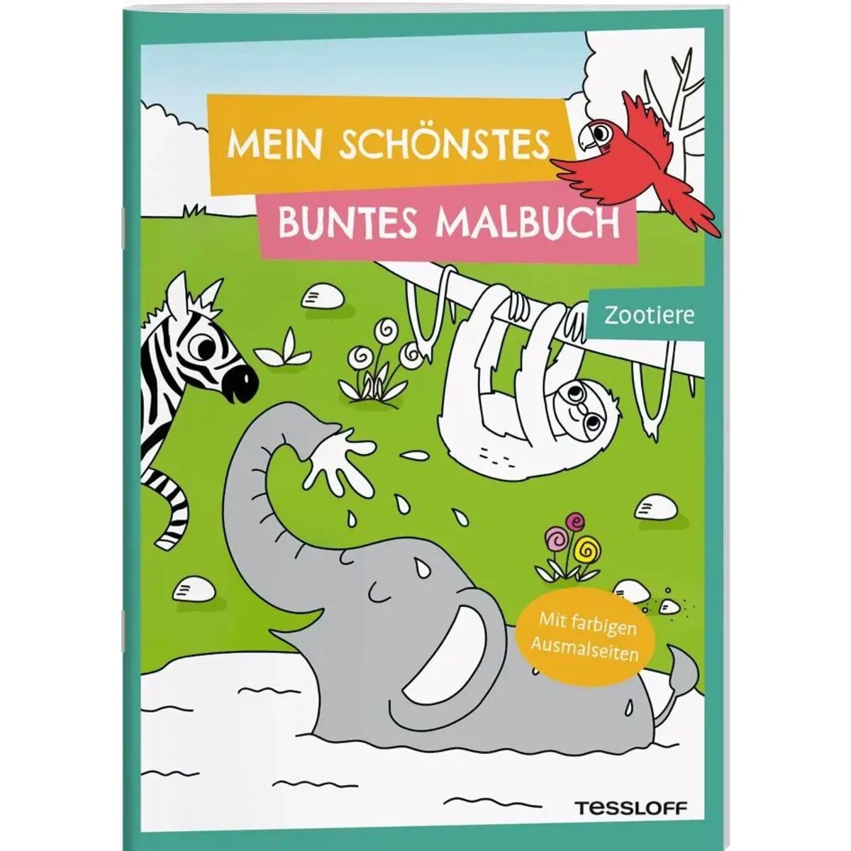 Tessloff Mein schönstes buntes Malbuch. Zootiere