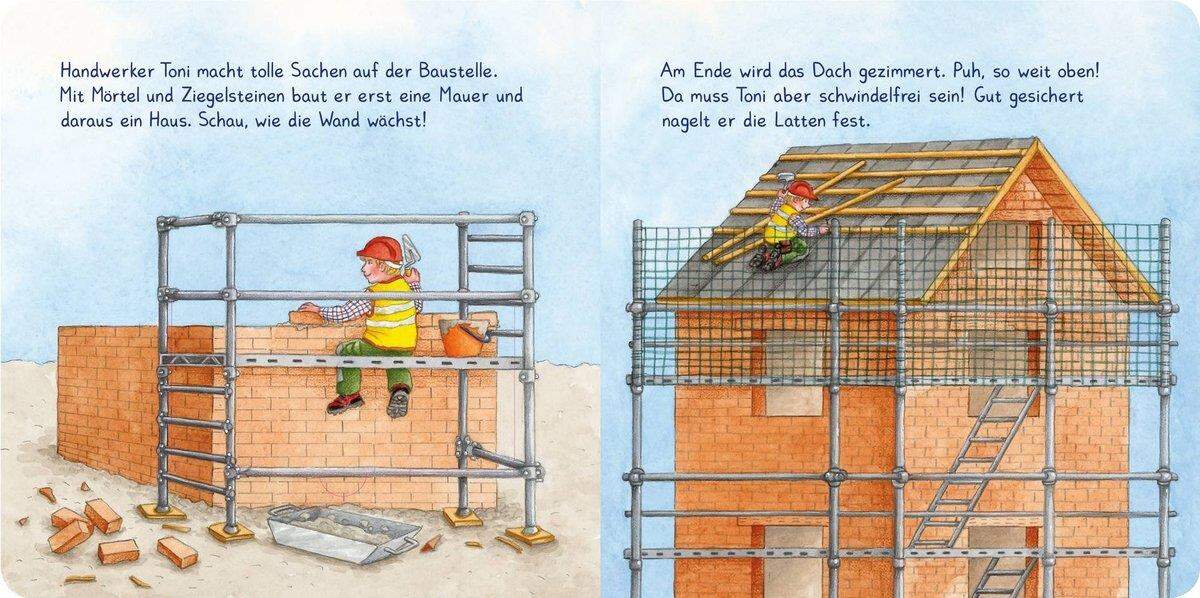 Tessloff Mit Handwerker Toni auf der Baustelle: Wie ein Haus entsteht