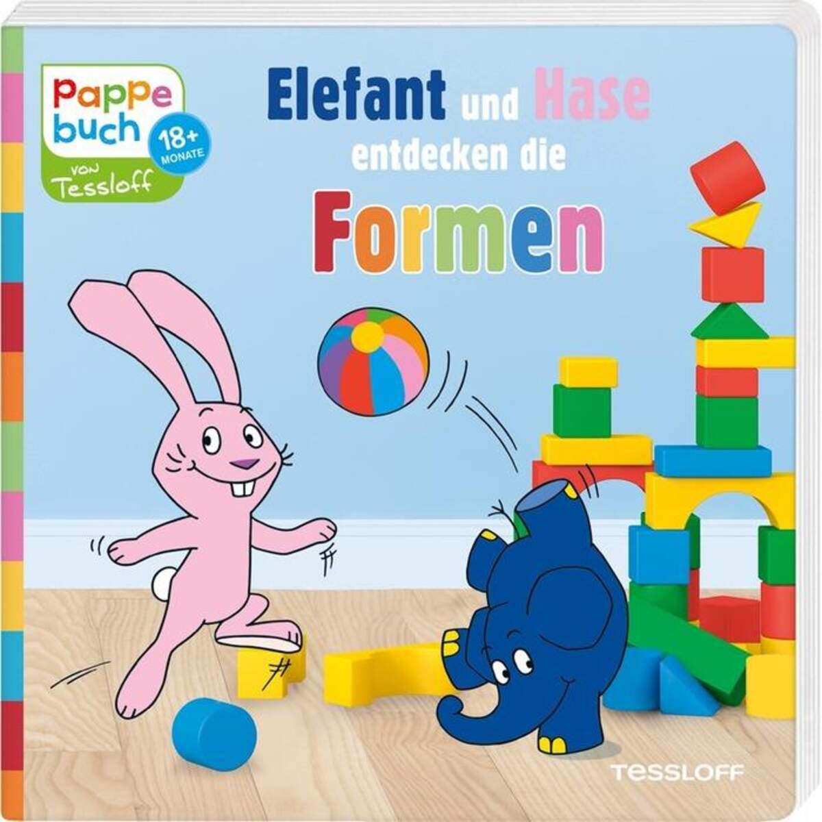 Tessloff Pappebuch Elefant und Hase entdecken die Formen