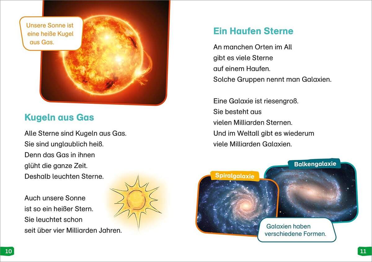 Tessloff WAS IST WAS Erstes Lesen easy! Band 4. Entdecke den Weltraum