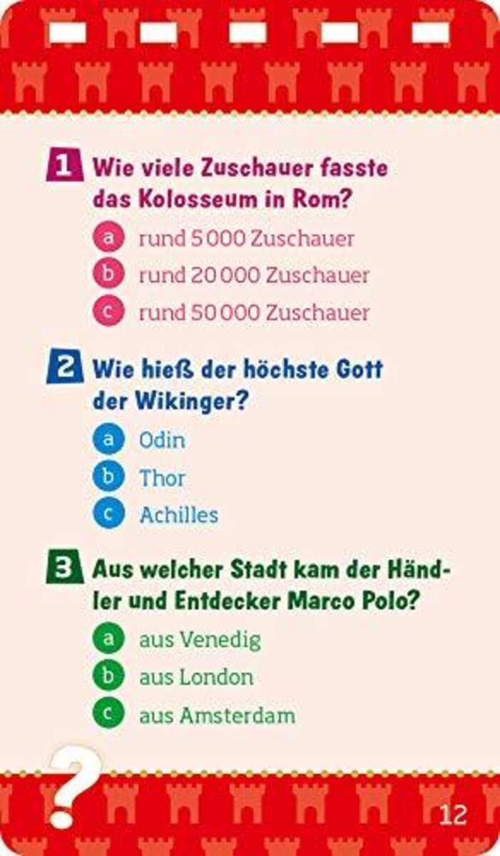 Tessloff WAS IST WAS Quiz Abenteuer Geschichte: Über 100 Fragen und Antworten!