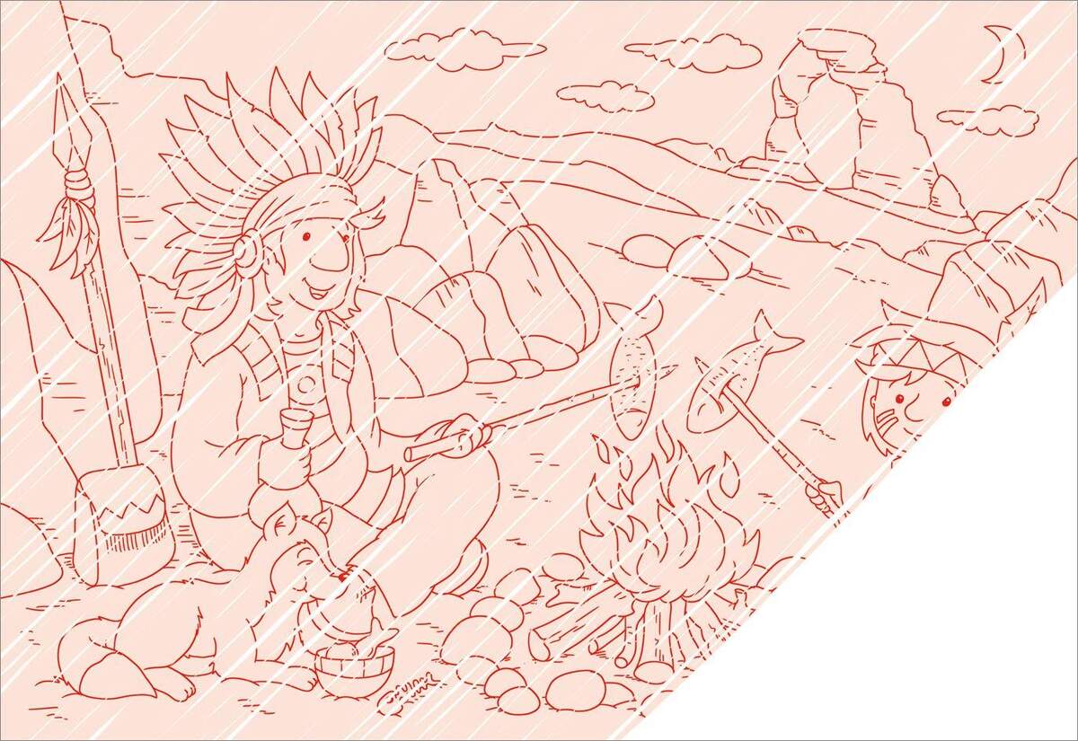 Tessloff Zaubermalbuch Indianer