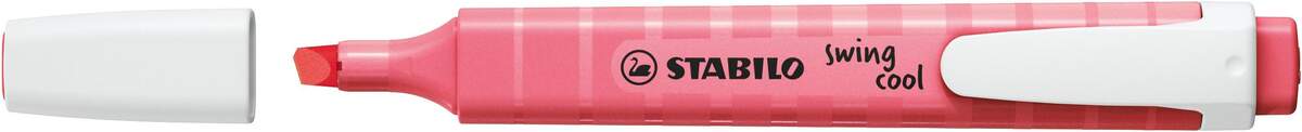 Textmarker - STABILO swing cool Pastel - Einzelstift - Kirschblütenrosa
