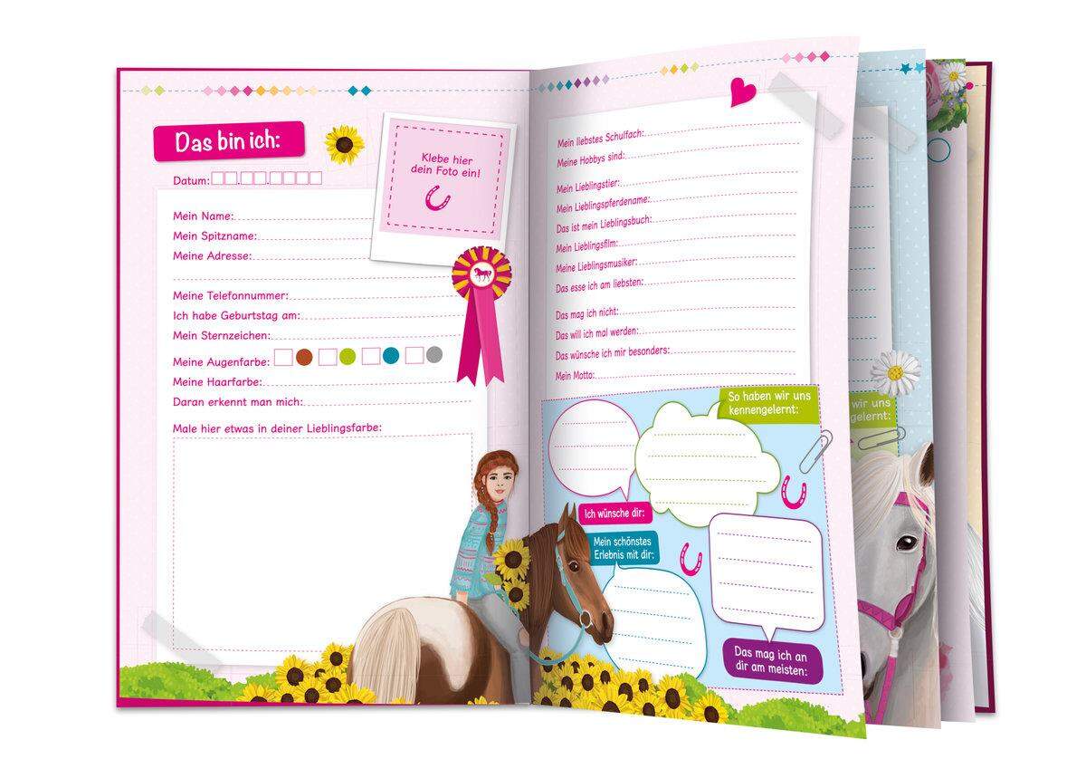 Trötsch Freundealbum Meine bunte Pferdewelt