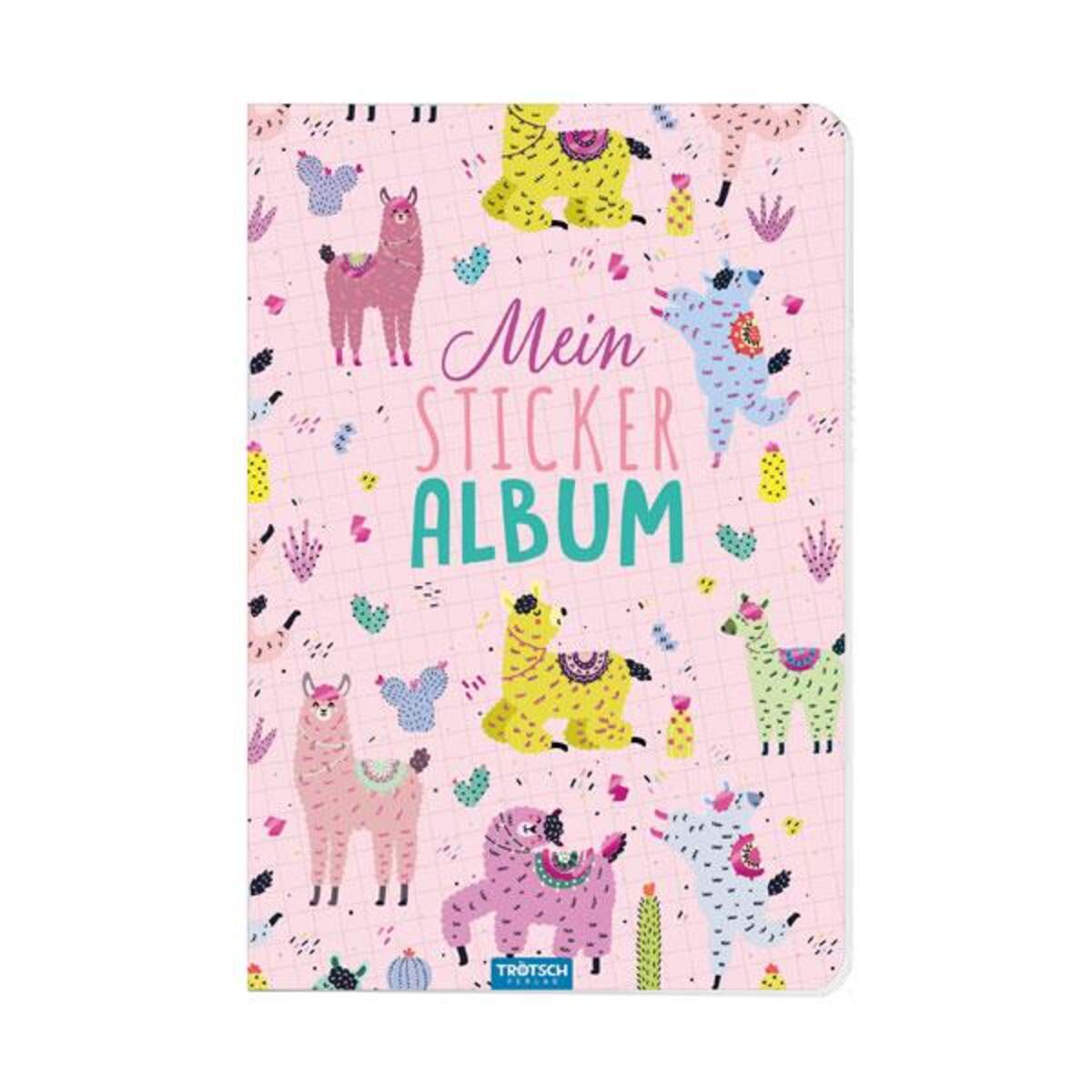 Trötsch Mein Stickeralbum Lama A5 Format 24 Seiten