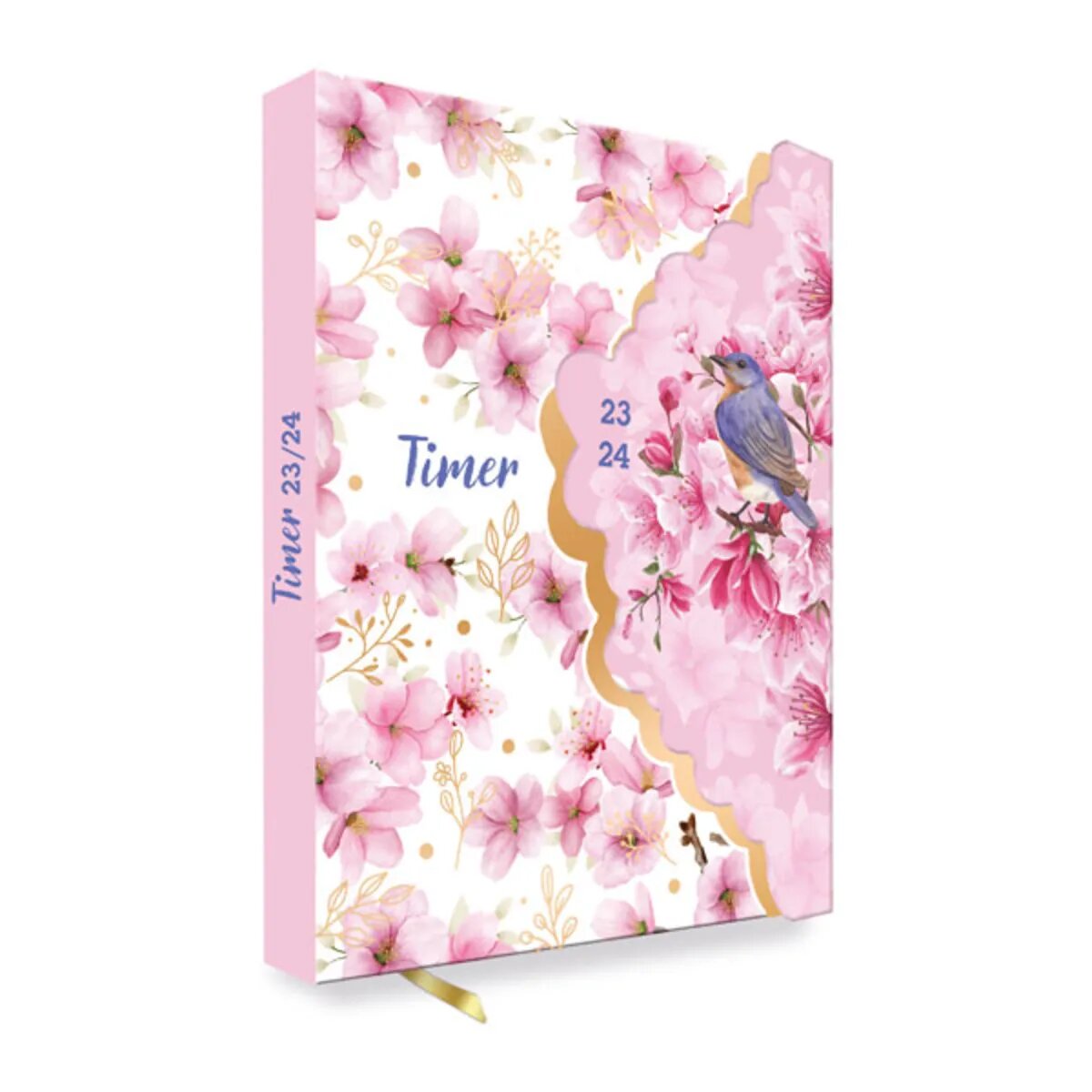 Trötsch Schülerkalender Klappe Flowers 23/24