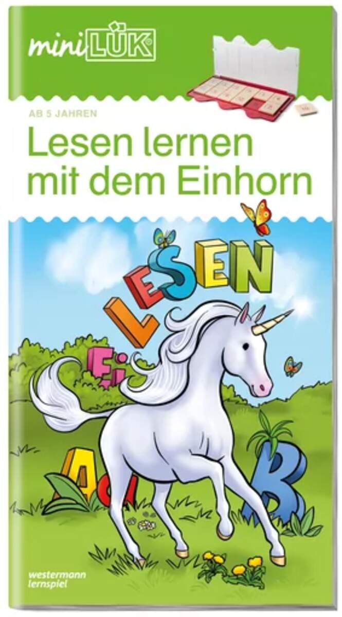 Westermann miniLÜK Vorschule: Lesen mit dem Einhorn