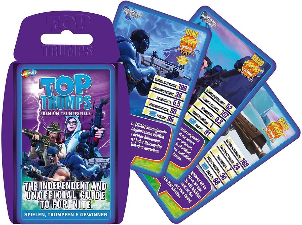 Winning Moves Top Trumps - The Independent and Unofficial Guide to Fortnite