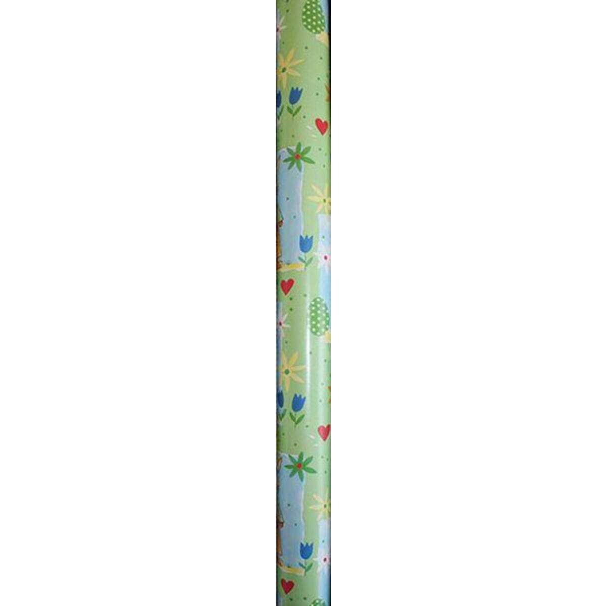 ZOEWIE Geschenkpapier Frühjahr/Ostern, 70 cm x 2 m, 1 Rolle, 5-fach sortiert