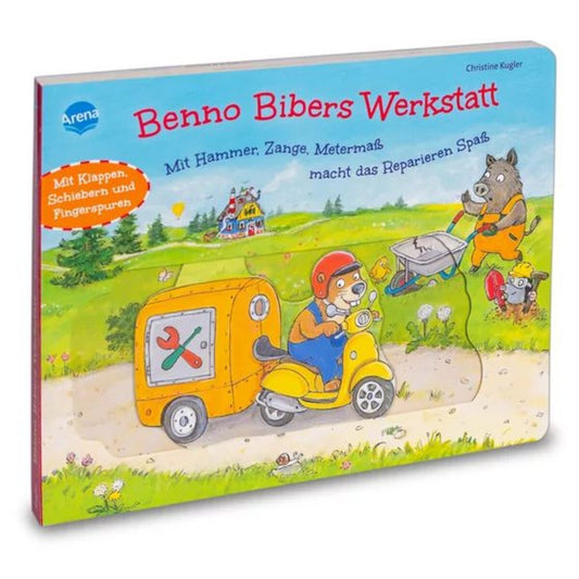Arena Kugler, Benno Bibers Werkstatt. Mit Hammer, Zange, Metermaß macht das Reparieren Spaß