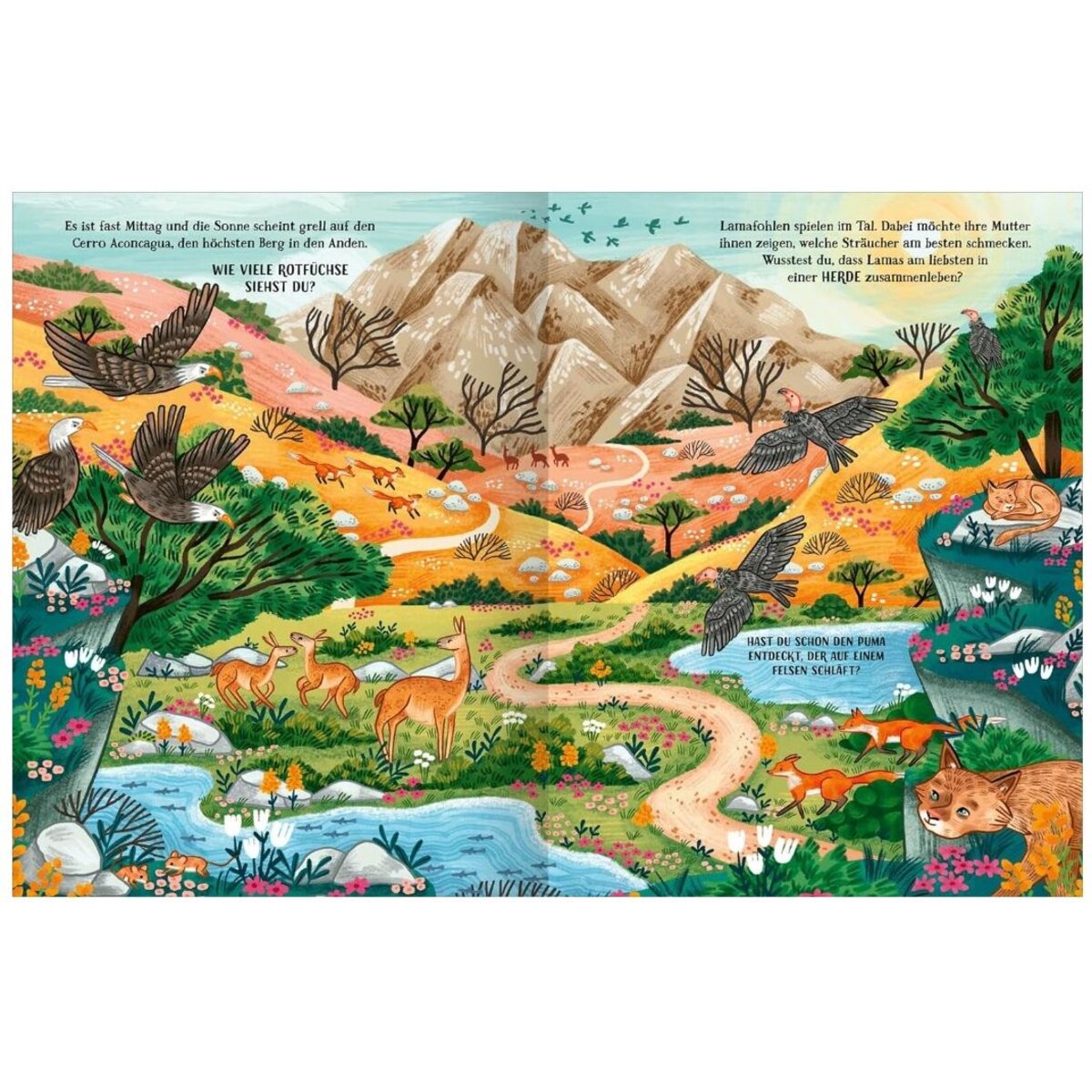 ars Edition Berge voller Wunder: Such- und Wimmelbilderbuch