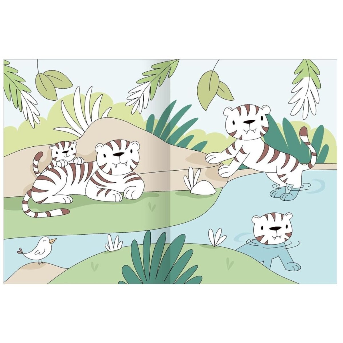 ars Edition Großes buntes Malbuch: Zoo