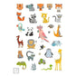 ars Edition Metallic-Sticker Wilde Tiere