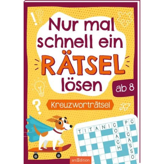 ars Edition Nur mal schnell ein Rätsel lösen – Kreuzworträtsel