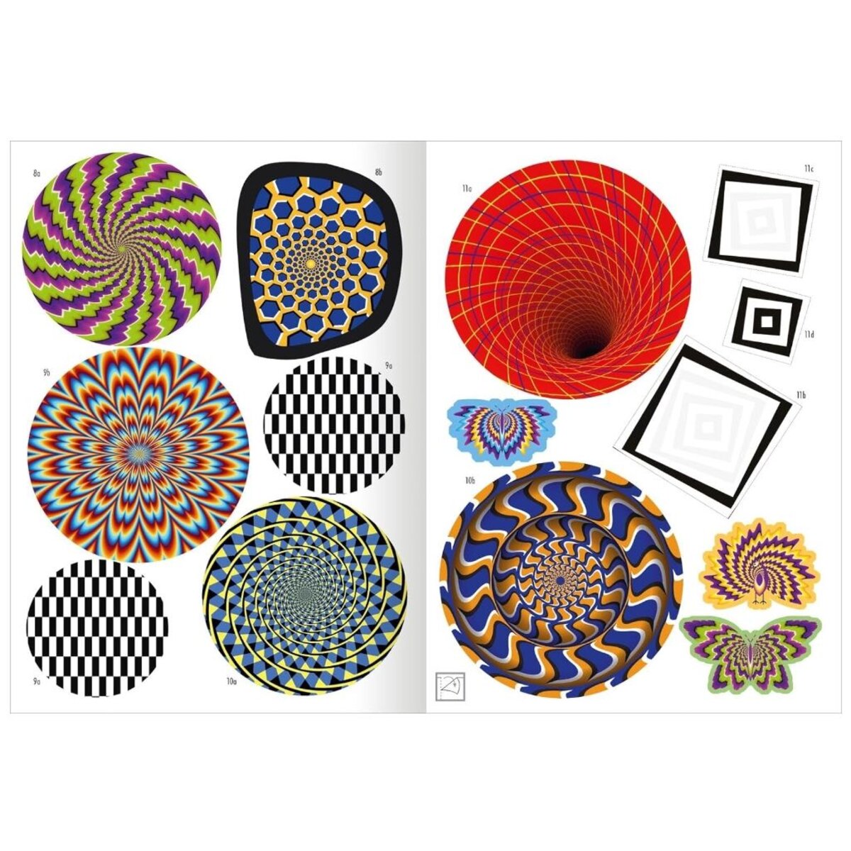 ars Edition Optische Illusionen Stickerheft