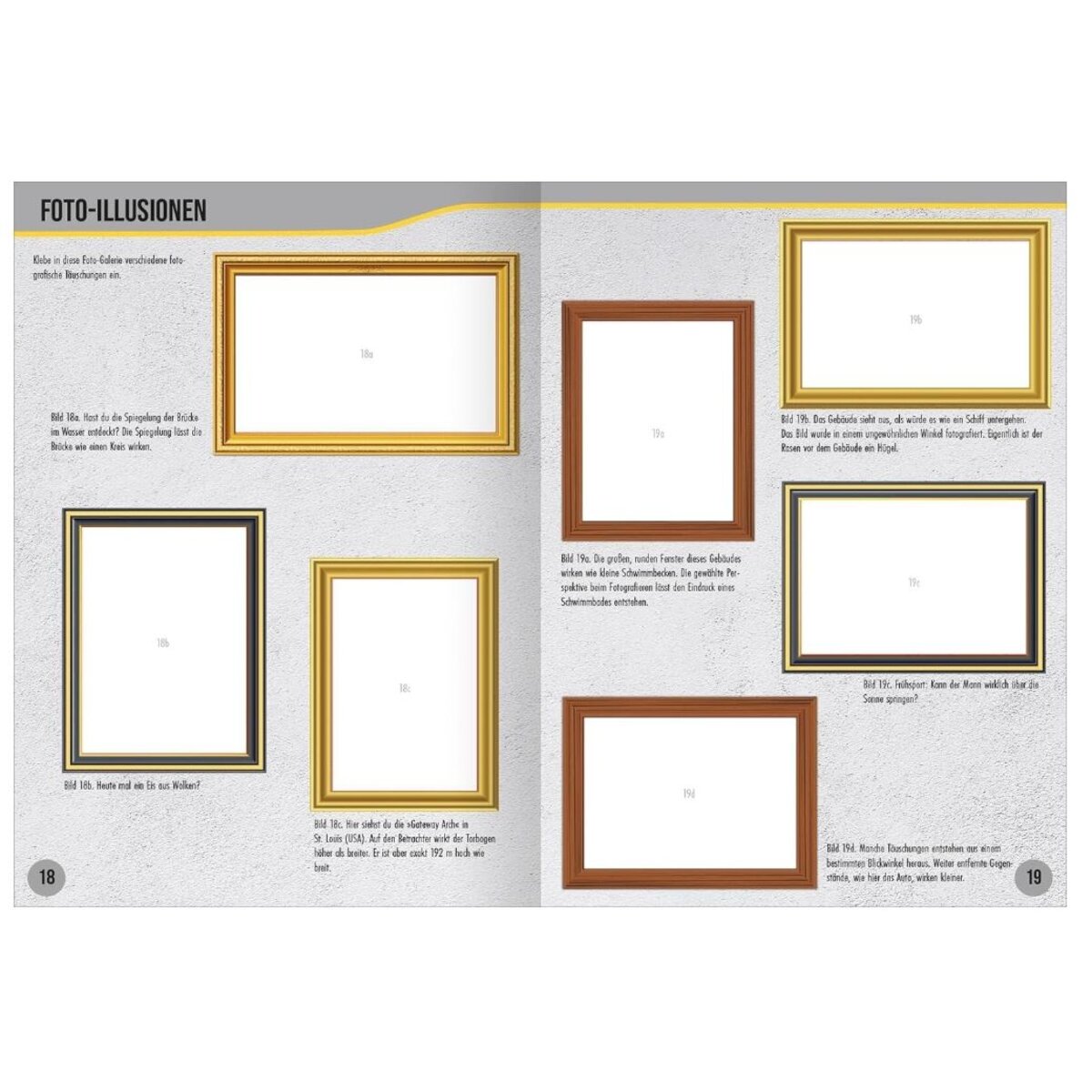 ars Edition Optische Illusionen Stickerheft