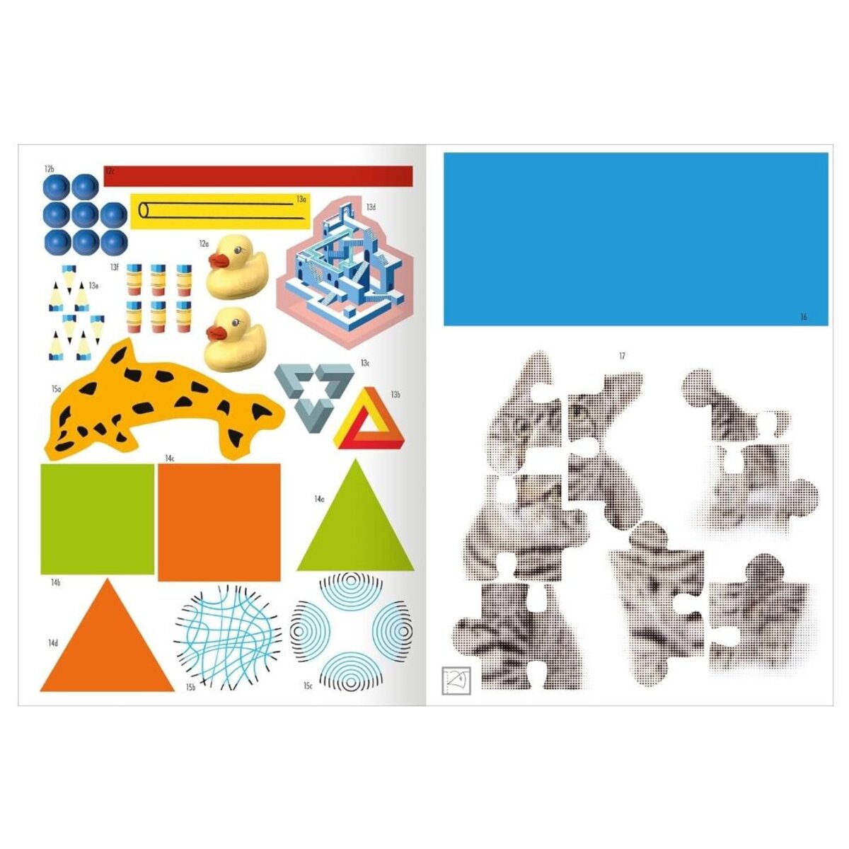 ars Edition Optische Illusionen Stickerheft
