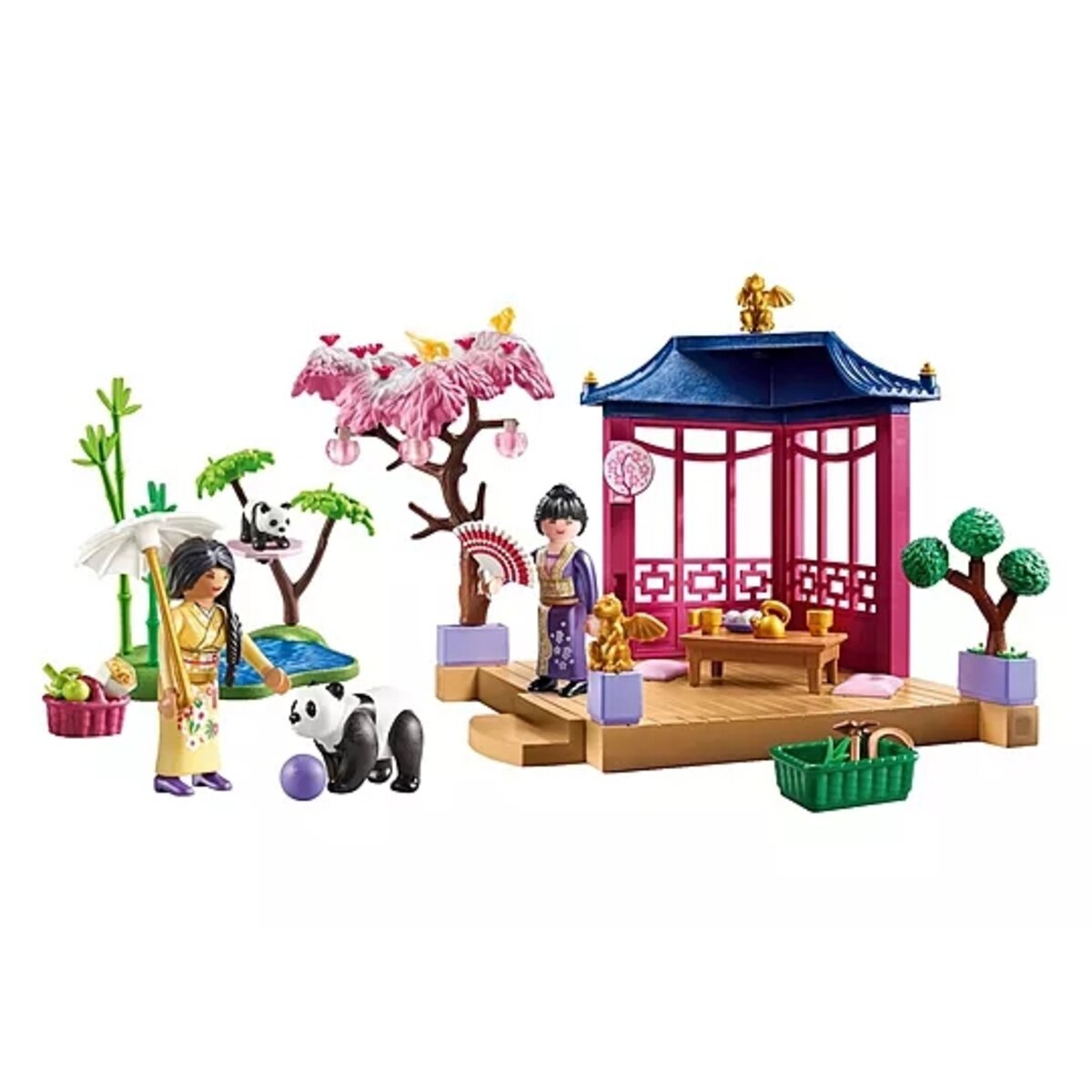 PLAYMOBIL® 71762 my Life Asiatischer Garten mit Pandafütterung