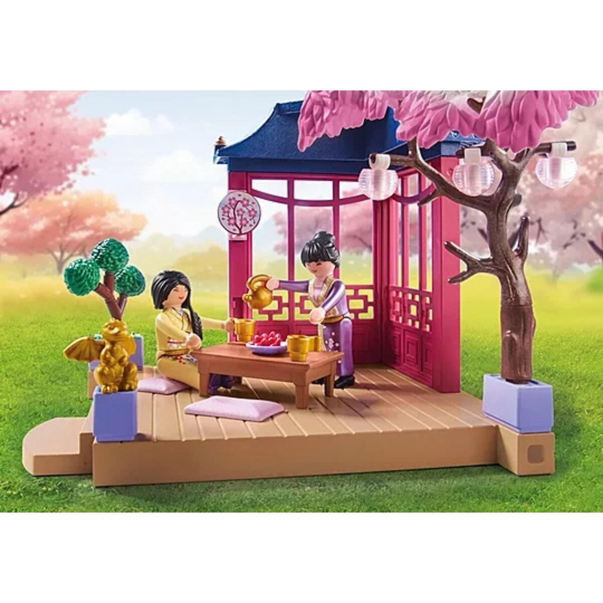 PLAYMOBIL® 71762 my Life Asiatischer Garten mit Pandafütterung
