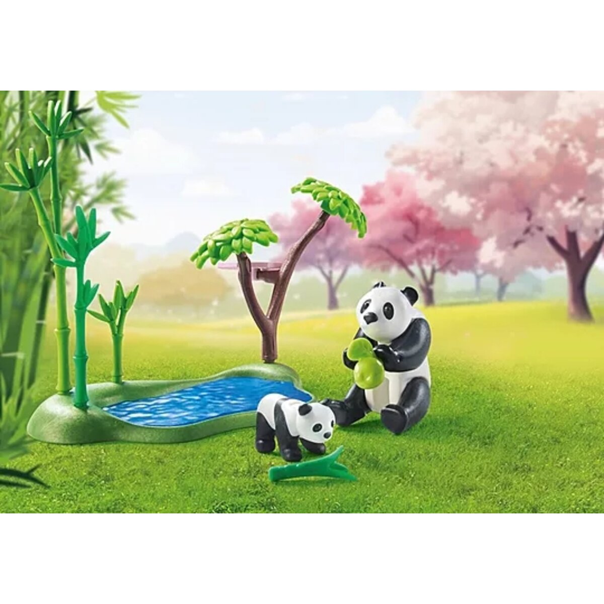 PLAYMOBIL® 71762 my Life Asiatischer Garten mit Pandafütterung