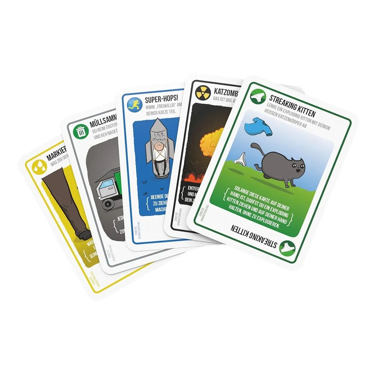 Asmodee Exploding Kittens - Streaking Kittens [Erweiterung]