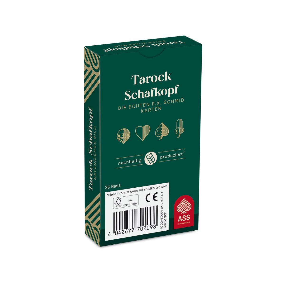 ASS Altenburger FSC Schafkopf/Tarock, bayerisches Bild, in Faltschachtel