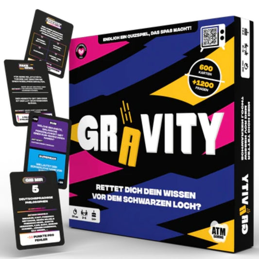 ATM Gaming Gravity - Das Wissensspiel ab 2 Spieler