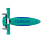Authentic Sports Globber Primo Foldable Plus Lights türkis-dunkelblau, mit Leuchtrollen