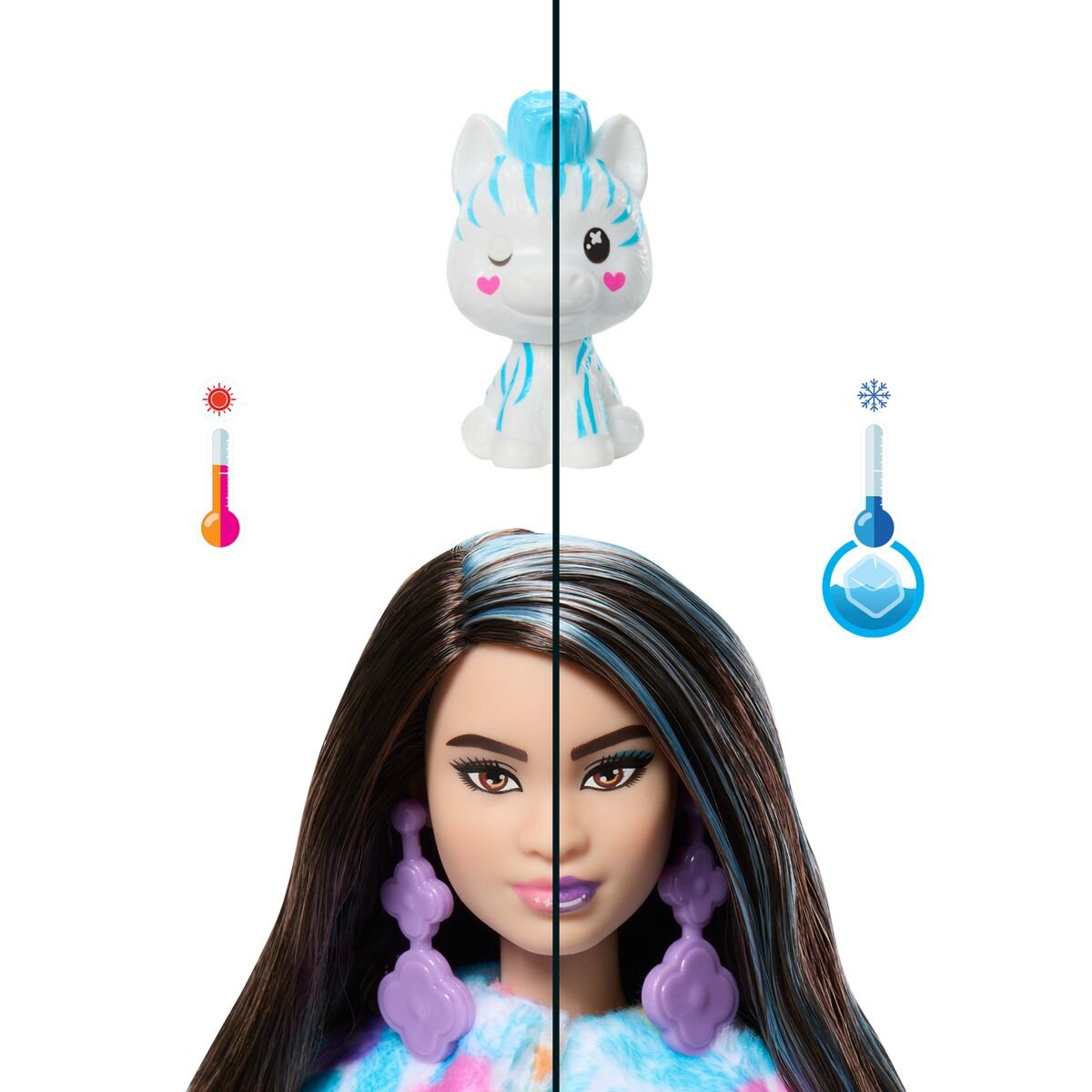 Barbie Cutie Reveal Barbie Color Dream Series - Zebra