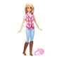 Barbie Mysteries: Das geheimnisvolle Pferdeabenteuer“ Barbie Malibu“ Puppe mit Reitkleidung und Zubehör
