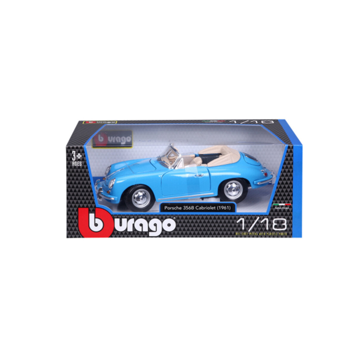 BBUARGO Porsche 356B Cabrio (1961), 1:18