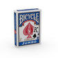 Bicycle® Kartenspiel Rider Back Jumbo Index, 1 Packung, 2-fach sortiert