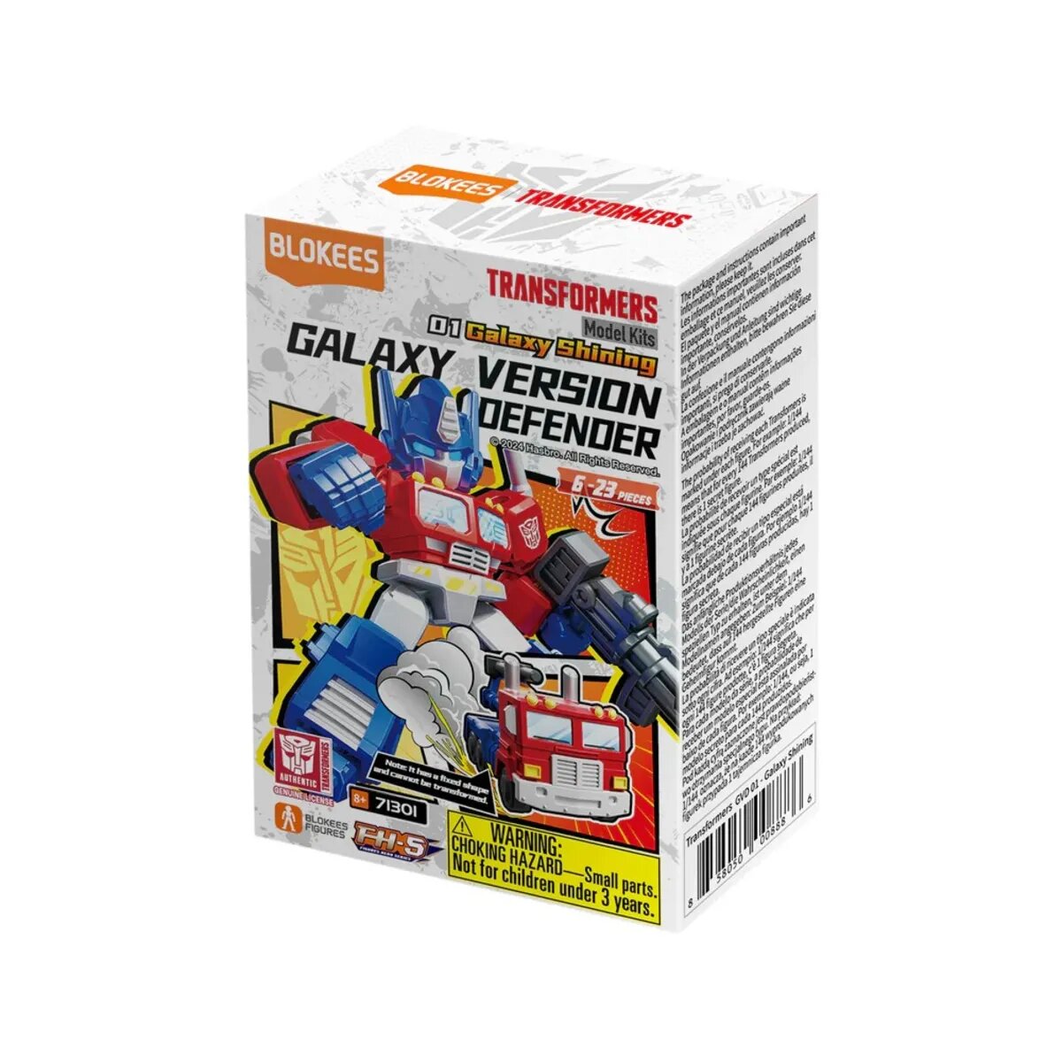 Blokees Figures Transformers – Defender 01: Galaxy Shining, 1 Stück, 12-Fach sortiert